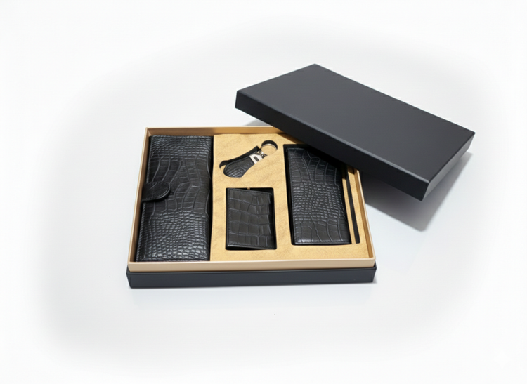 ست هدیه چرم مردانه عمده