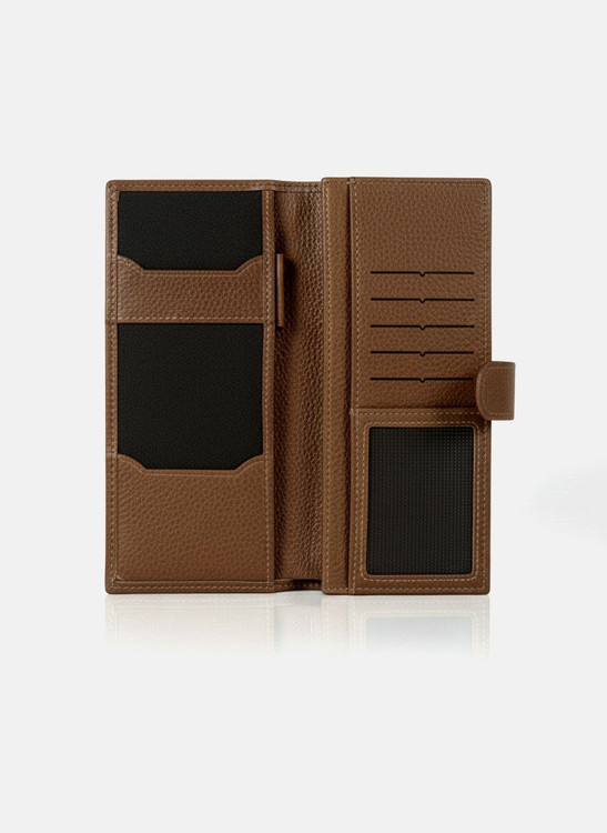 کیف مدارک و دسته چکی چرم طبیعی